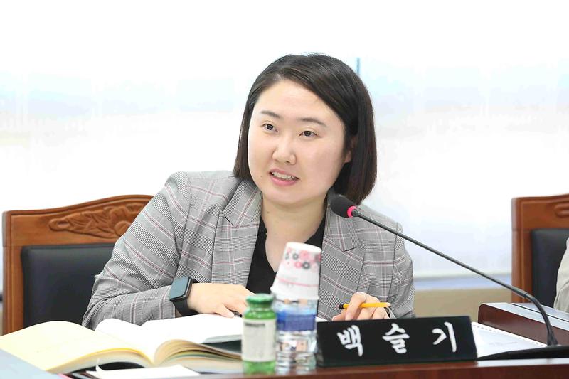 제274회 제2차 환경경제안전위원회(백슬기 위원) 사진