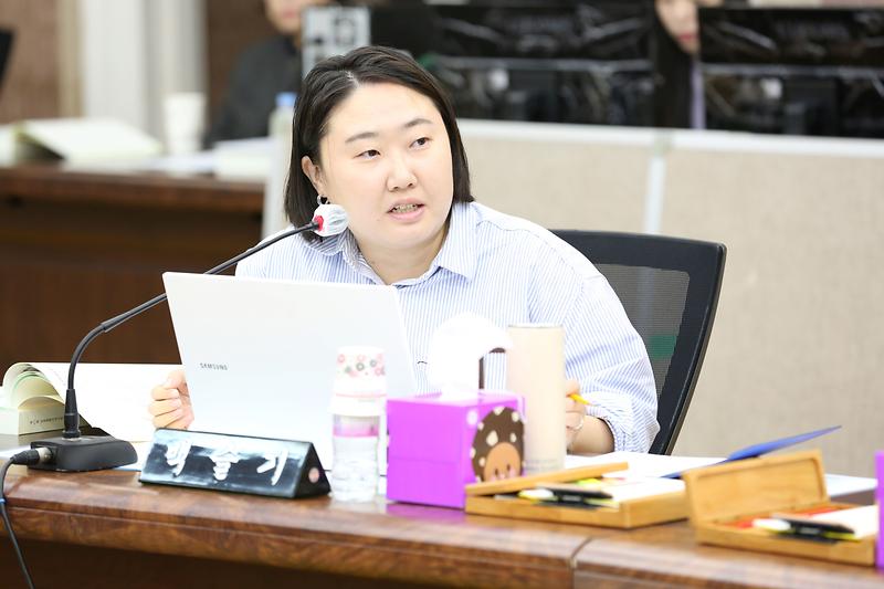 2024년도 행정사무감사 3일차(백슬기 위원) 사진