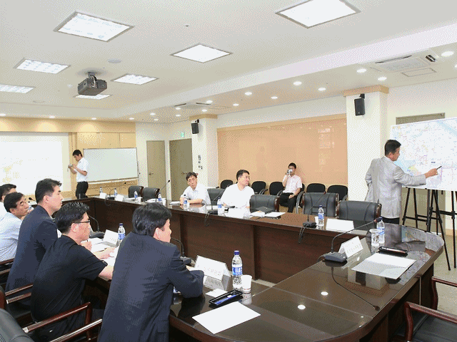 현장방문(한국토지공사 청라영종사업본부) 사진