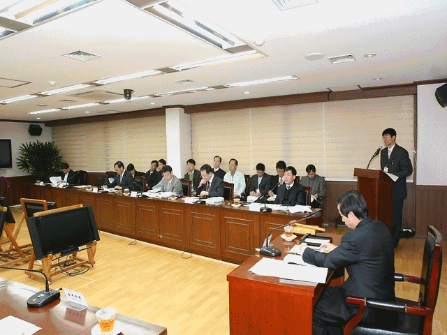 사회단체보조금 심의위원회 사진