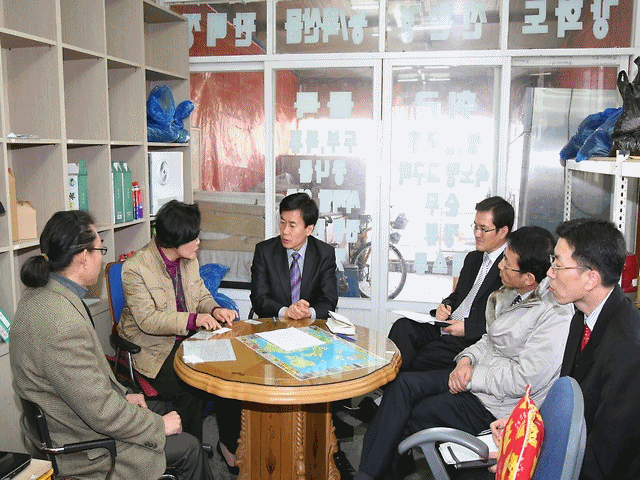 사회적 기업 콩세알나눔센터 현장 방문 사진