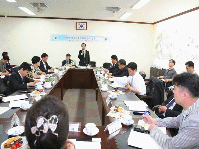 현지시찰(인천신현고등학교, 검단산업단지, 09.7.8.) 사진