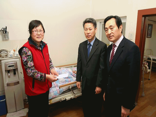 설 맞이 사회복지시설 방문(10.2.8.) 사진
