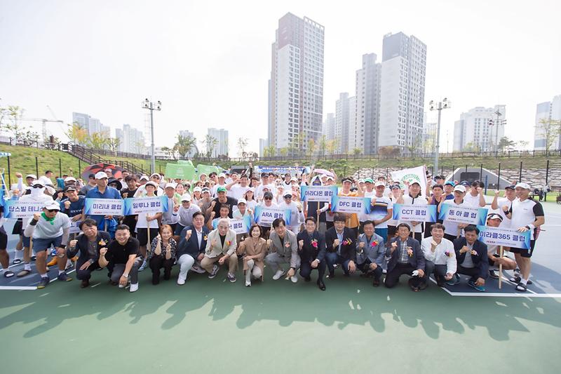 아라 테니스코트 개장식 및 검단체육회장배 테니스 대회(2024. 8. 10.) 사진