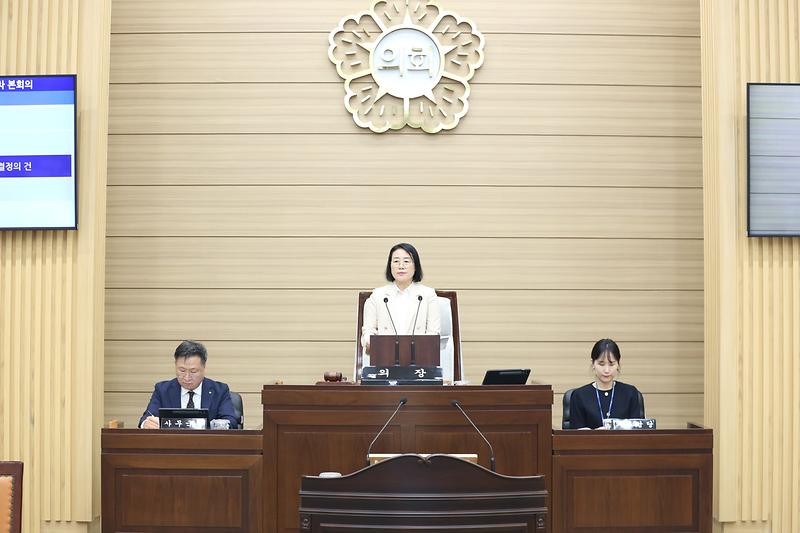 제282회 서해구의회 임시회 제1차 본회의(2026.07.06.) 사진