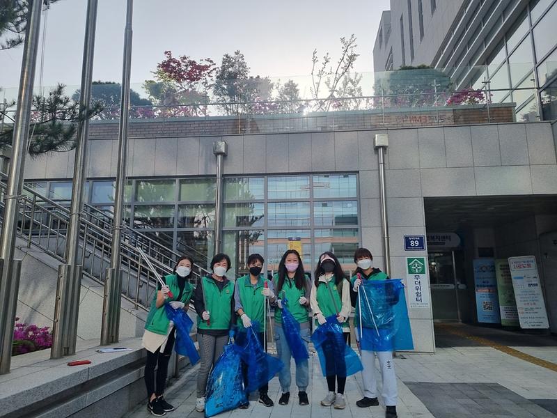 청라3동 새마을부녀회 주말 대청소 실시 사진