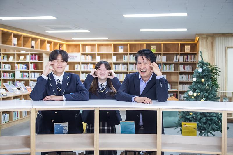 20221027 아라고등학교 도서관 개관식 사진