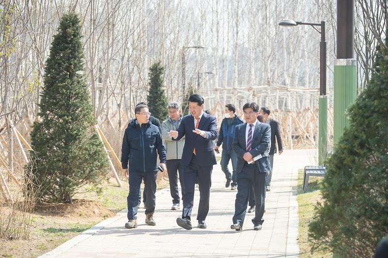 20230331 석남이음숲 미세먼지차단숲 준공식 사진