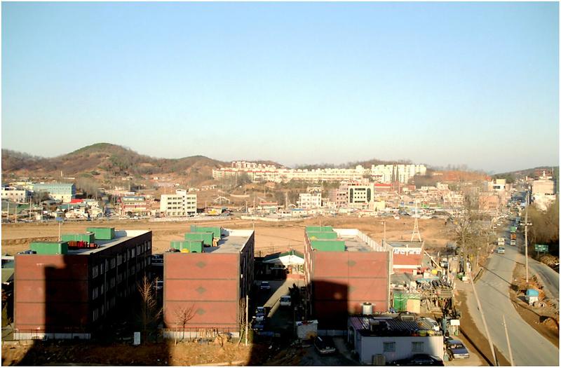 검단 시가지 및 가현산 사진