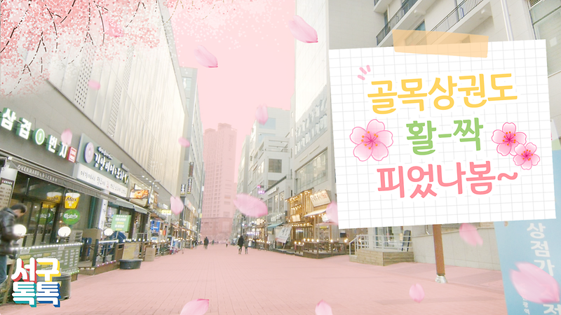 [서구톡톡] 골목상권도 활-짝 피었나봄~ 사진