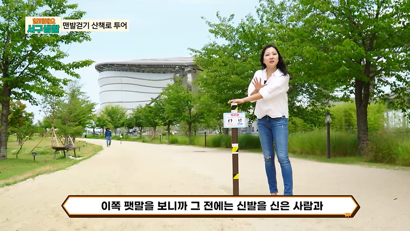 <함께해요! 서구생활 1화> 맨발걷기 산책로 사진