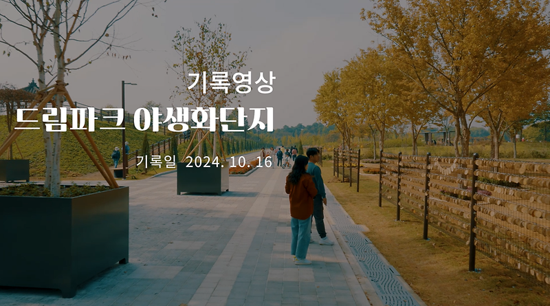 기록영상 <드림파크 야생화단지> 사진