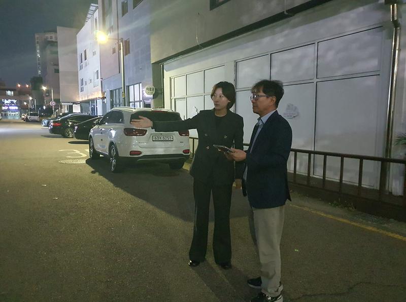 2서구청­서구의회_청라동_야간_조명시설_합동점검_실시(2).jpg 이미지