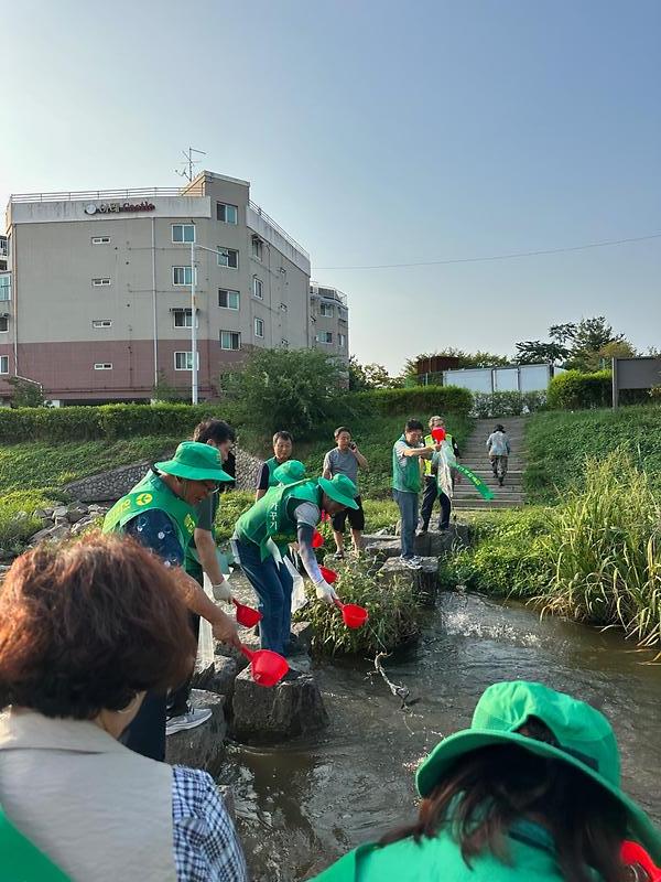 5공촌천_생태하천_미꾸라지_방류_및_환경정화(2).jpg 이미지