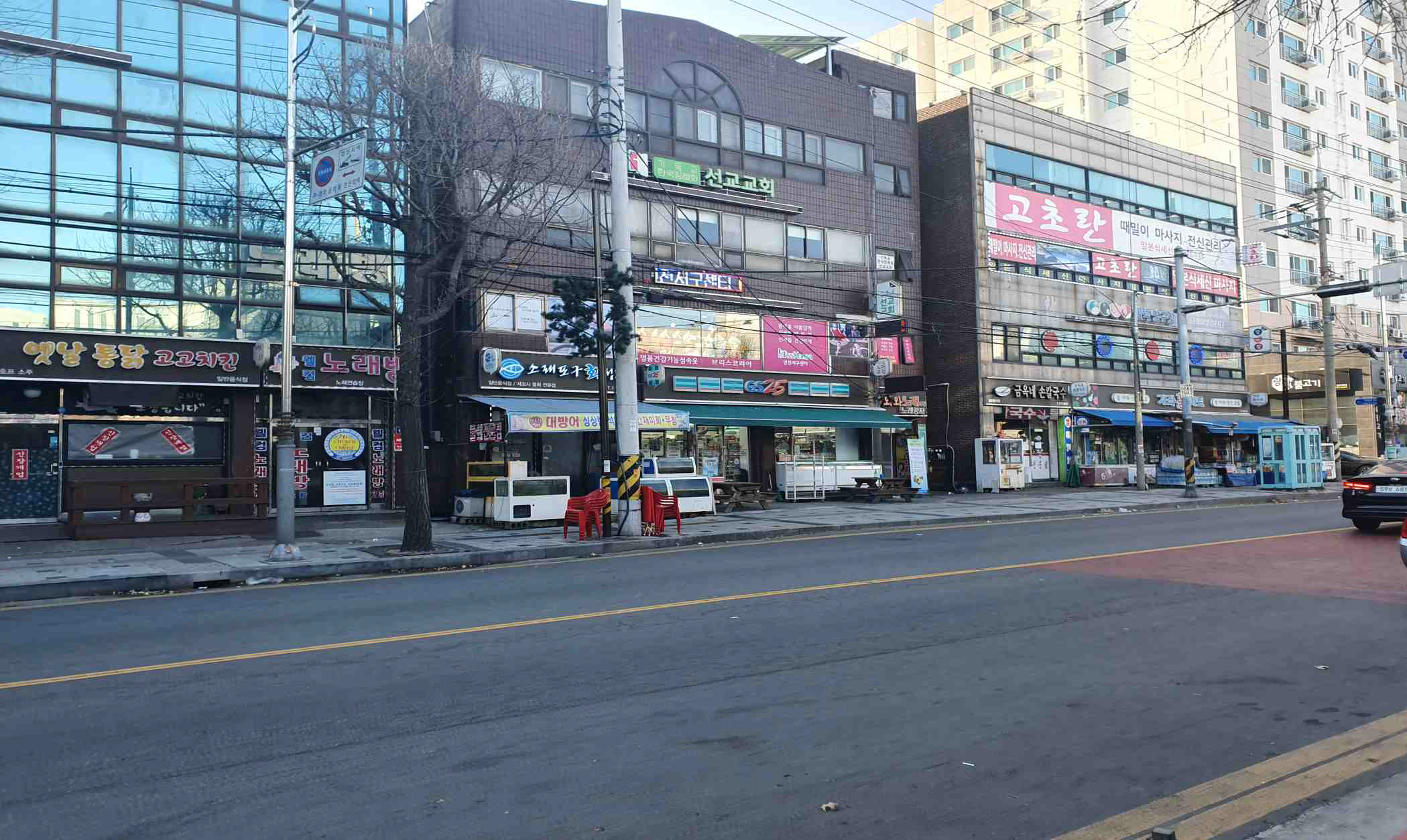  우리동네 가로변 화분 조성 시행 전 현장사진